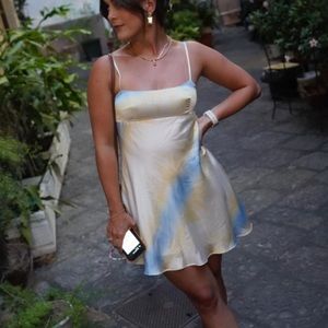 Zara Mini Babydoll Dress - Tie Die